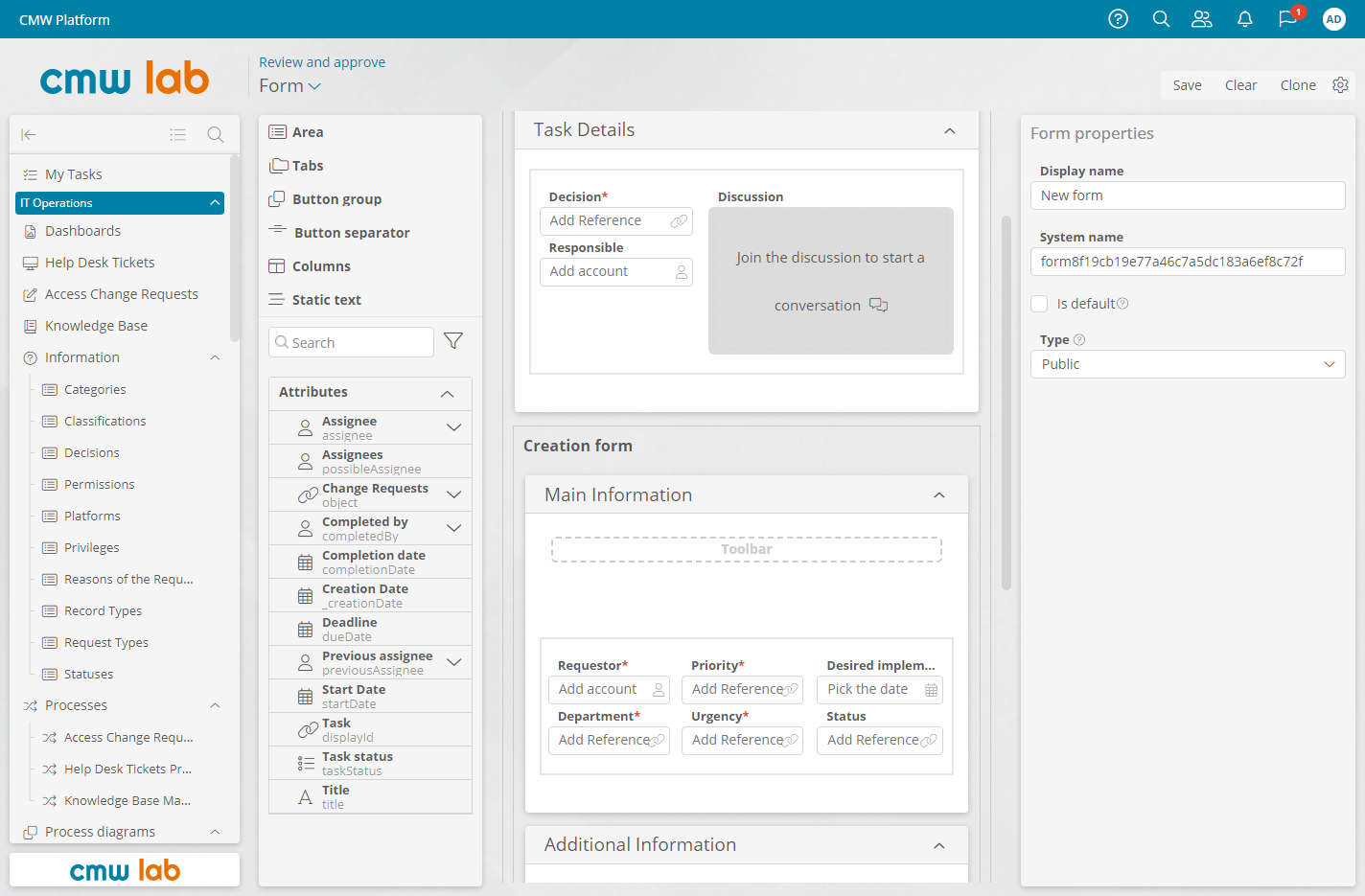 Customizable Property Management Forms