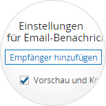  Benutzerdefinierte Emails