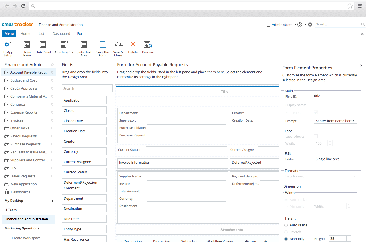 Web-forms Designer by CMW Lab