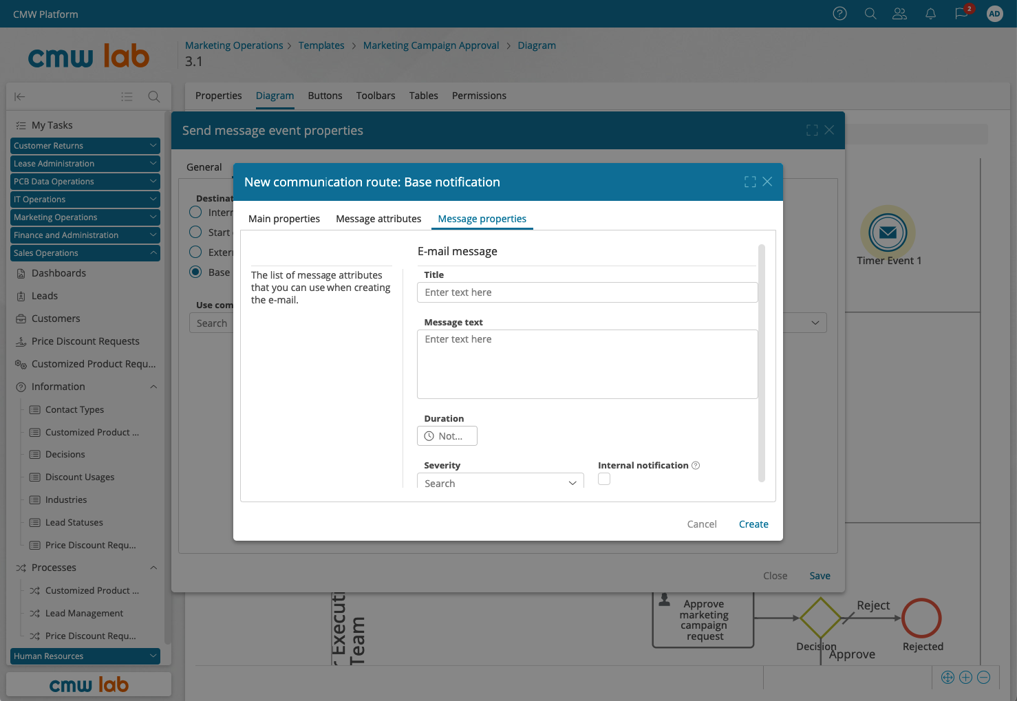 CMW Data Management system