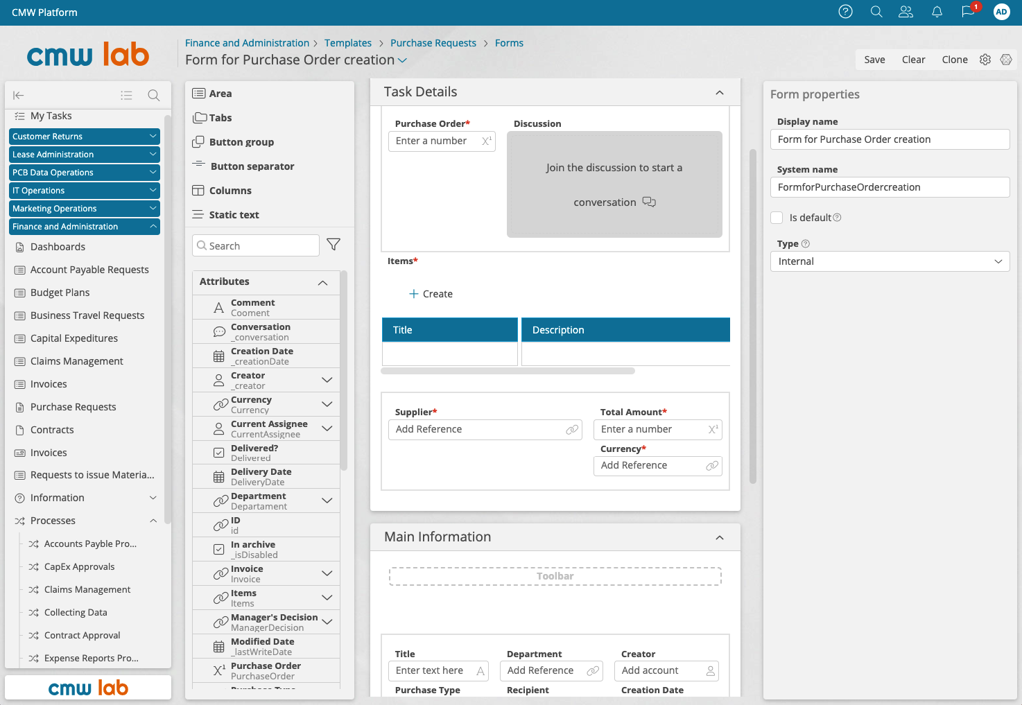 service request handling