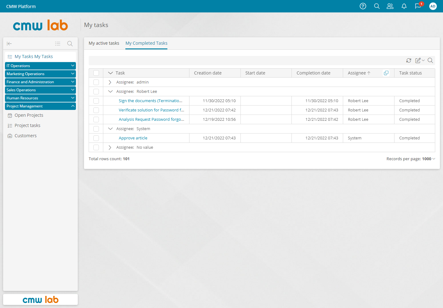 case management system