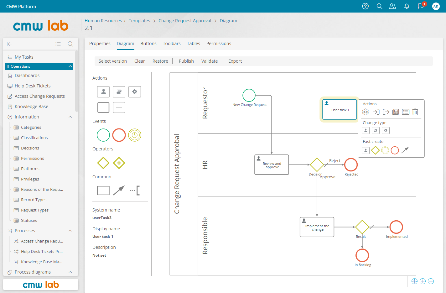 Visual Process Designer for Quick Automation