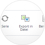  Datenexport in MS Word und MS Excel